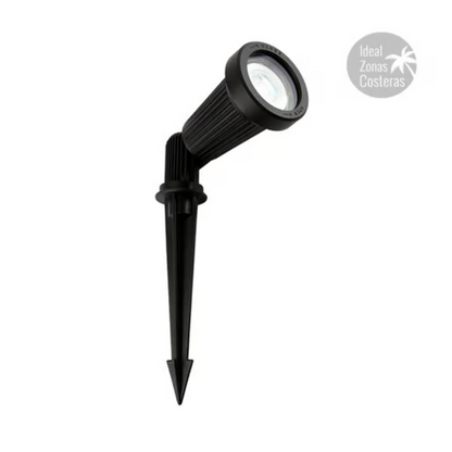 Lámpara para jardin Base GX5.3 50W Negro Tecnolite