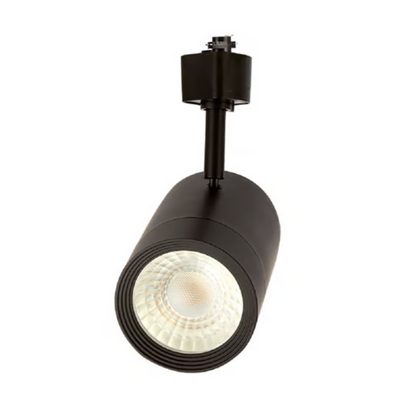 Lámpara para riel tipo spot dirigible 14.5W Luz Cálida 1200lm Negro Halley II Tecnolite
