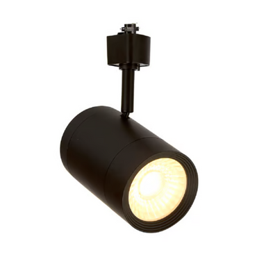 Lámpara para riel tipo spot dirigible 14.5W Luz Cálida 1200lm Negro Halley II Tecnolite