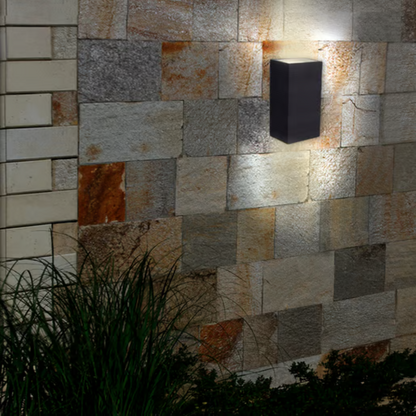 Lámpara pared exterior LED 6W Luz Neutra 300lm sobreponer Negro Rawenna Tecnolite