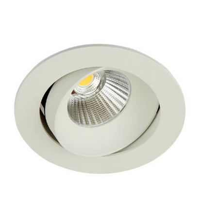Lámpara techo LED dirigible empotrable 6.5W Luz Cálida 540lm Blanco Altair II Tecnolite