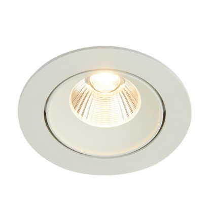 Lámpara techo LED dirigible empotrable 6.5W Luz Cálida 540lm Blanco Altair II Tecnolite