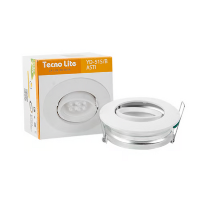 Lámpara techo dirigible empotrable GX5.3 Blanco Asti Tecnolite