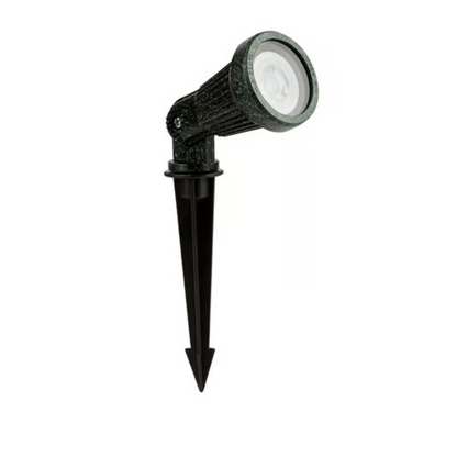 Lámpara tipo estaca para jardin GX5.3 50W Verde Tecnolite