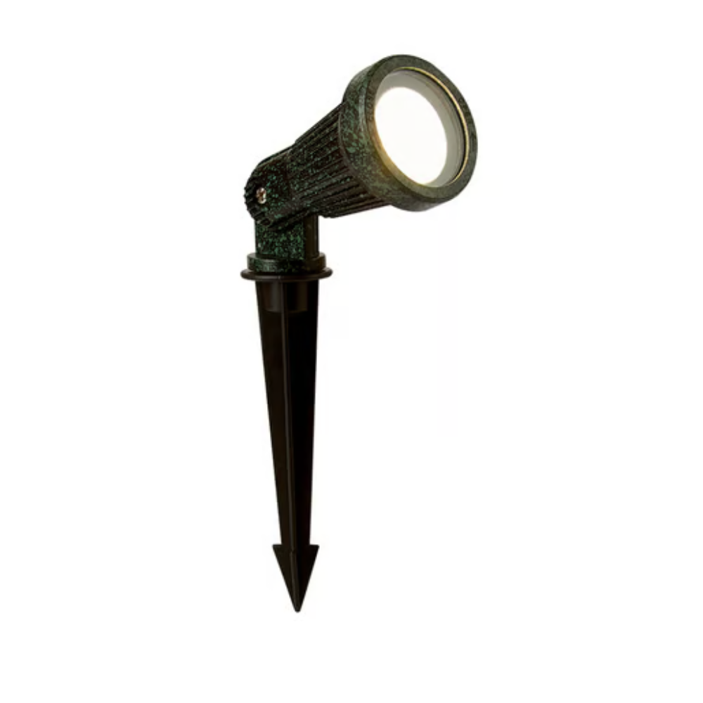 Lámpara tipo estaca para jardin GX5.3 50W Verde Tecnolite