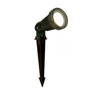 Lámpara tipo estaca para jardin GX5.3 50W Verde Tecnolite