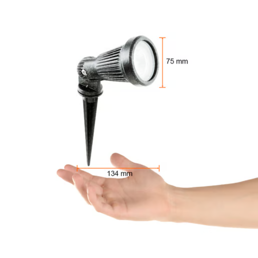 Lámpara tipo estaca para jardin GX5.3 50W Verde Tecnolite