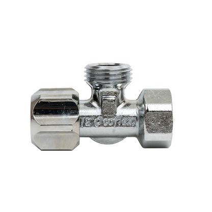 Llave de Control Angular 2 Salidas 1/2" FNPT X 1/2" M. X 1/2" M. Coflex IP-137