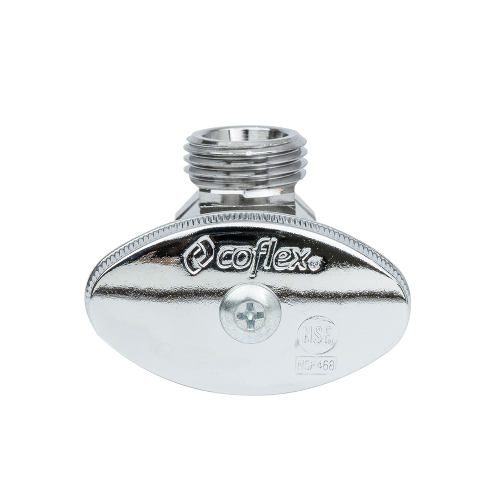 Llave de Control Tradicional para Tubo Roscado 1/2" FNTPT X 1/2" M. Angular Coflex IP-100
