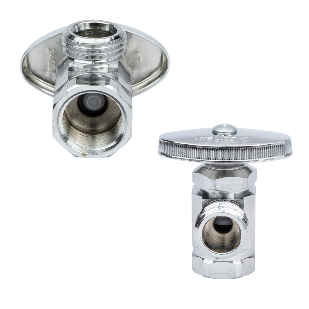 Llave de Control Tradicional para Tubo Roscado 1/2" FNTPT X 1/2" M. Angular Coflex IP-100