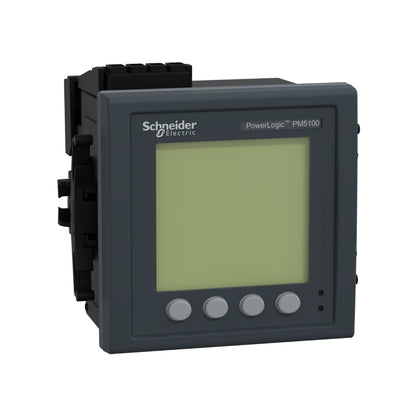 Medidor de Energía Powerlogic para Empotrar, Armónico 15 y 33 Alarmas Schneider Electric METSEPM5110