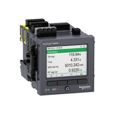 Medidor de Energía Powerlogic para Empotrar, Armónico 63, Memoria de 512mb y 50+ Alarmas Schneider Electric METSEPM8240