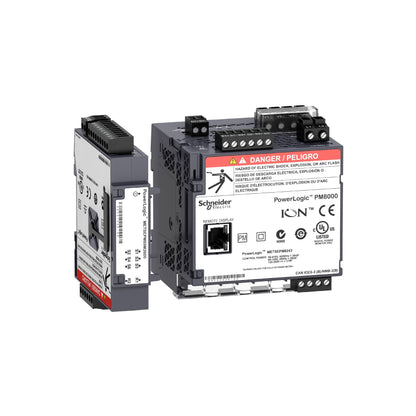 Powerlogic PM8000-PM8244-Montaje Carril Din+pantalla Remota-Mereting Interruptor Schneider Electric METSEPM8244