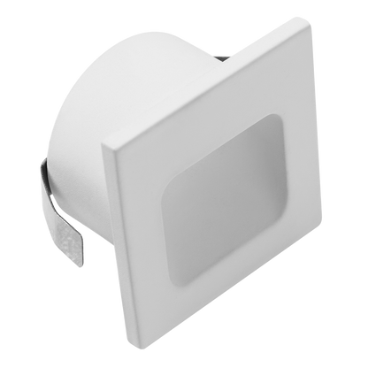 Lámpara de Pared LED Empotrable 1W Luz Cálida Blanco Illux