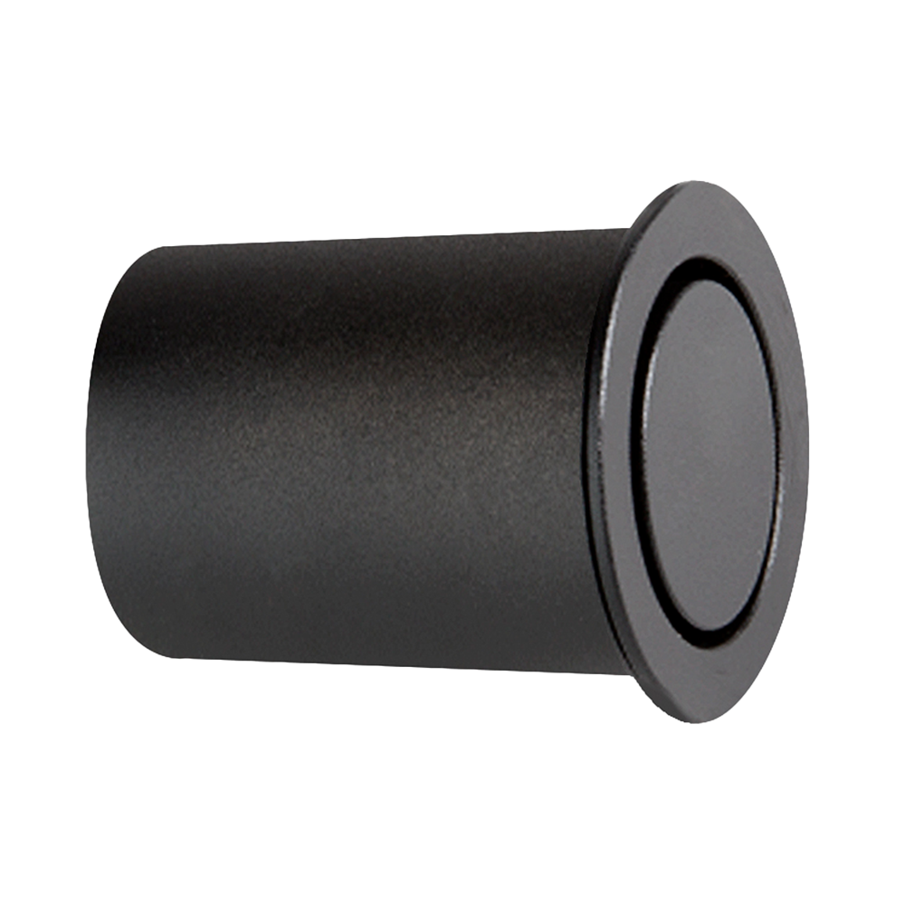 Lámpara de Pared LED Empotrable 2.5W Luz Cálida Negro Illux