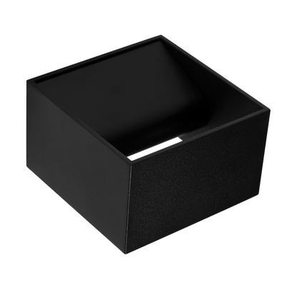Lámpara de Pared SMD LED Sobreponer 4.5W Luz Cálida Negro Illux