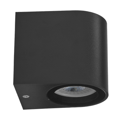 Lámpara de Sobreponer en Pared Exterior GU10 Negro Illux