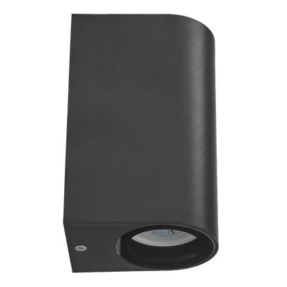 Lámpara de Pared GU10x2 Negro Illux