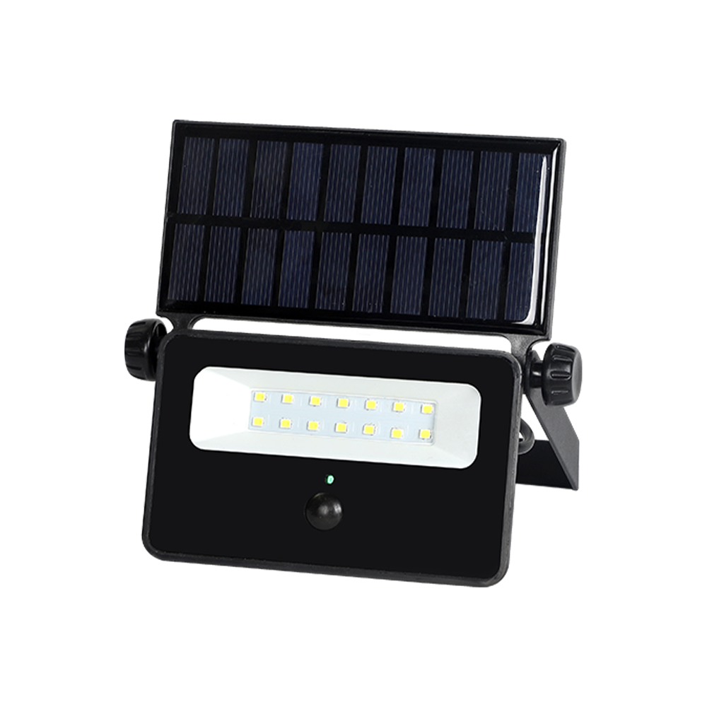 Reflector LED Solar con Sensor de Movimiento 16W Illux