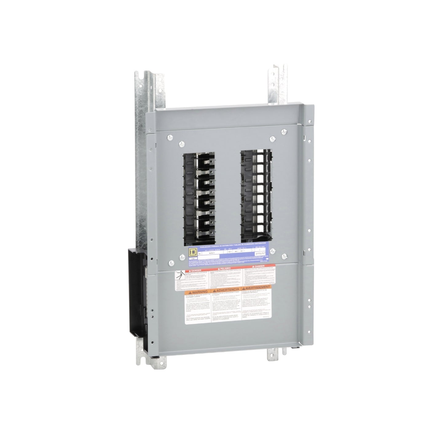 Interior de Tablero NQ Square D de Zapatas Principales 100 A 1F 3H 18 Polos Schneider Electric NQ18L1C