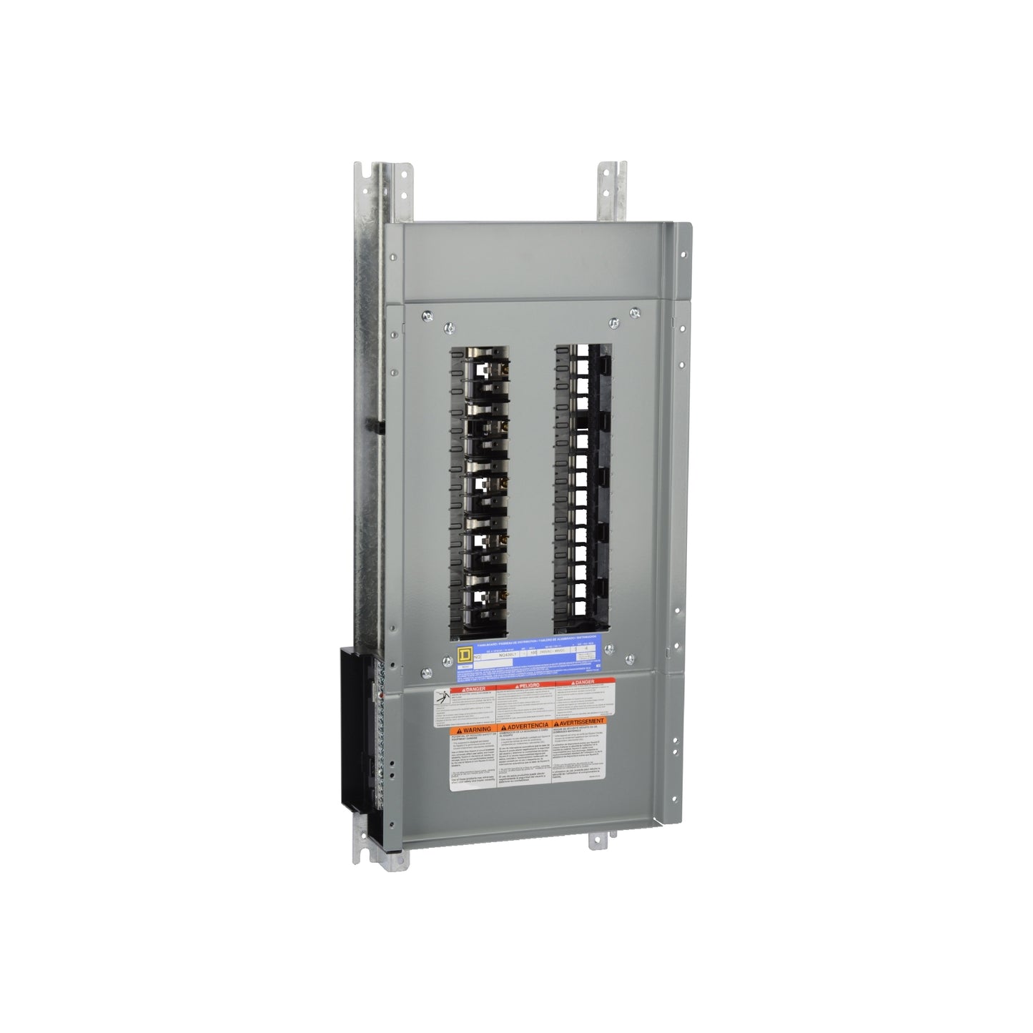 Interior Tablero Nq Square D de Zapatas Principales, 100A, 3 Fases, 4 Hilos, 30 Polos, Barra de Cobre Schneider Electric NQ430L1C14