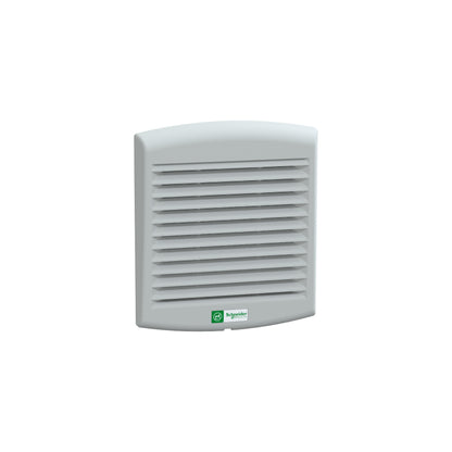 Gabinete Eléctrico, Ventilación Forzada Climasys, Grado de Protección IP54,85 M3/H, 115 V, con Rejilla Salida y Filtro G2 Schneider Electric NSYCVF85M115PF