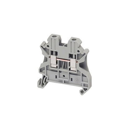 Gabinete Eléctrico, Linergy Passthrough Terminal Block-4 mm² 32A Single-Level 1x1 Screw-Grey Schneider Electric NSYTRV42