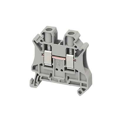 Gabinete Eléctrico, Bloque de Terminales de Paso-6 Mm² 41 A Nivel Único 1x1 Tornillo-Gris Schneider Electric NSYTRV62
