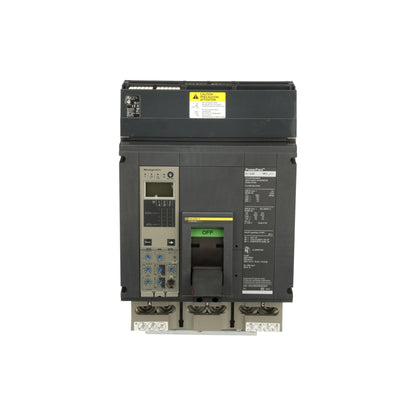 Interruptor Electrónico Powerpact P, de 1200A, 3 Polos, 25 kA a 600V, I-Line, 6.0A Schneider Electric PJA36120U44A