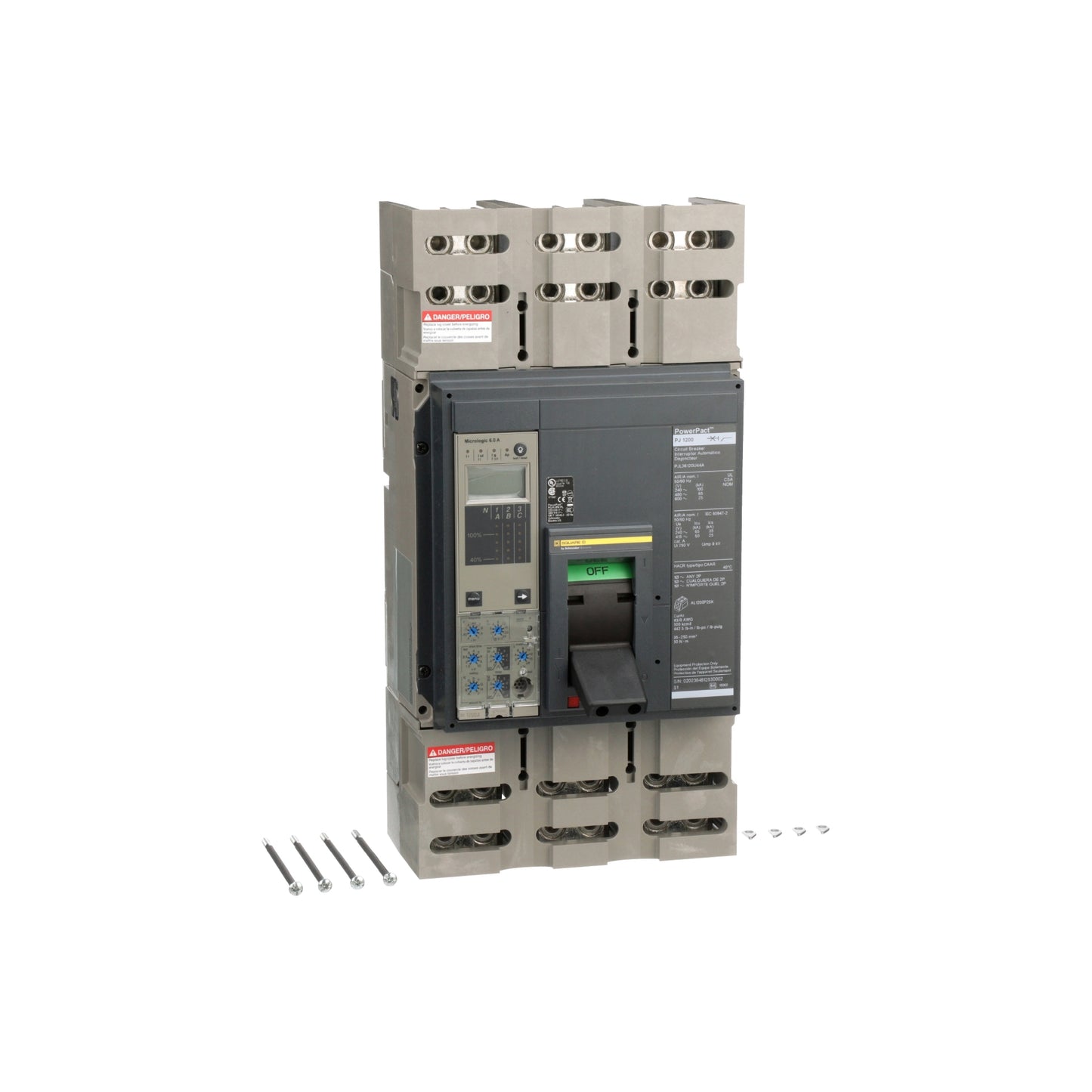 P 65 kA 3 P 600V 1200A Schneider Electric PJL36120U44A