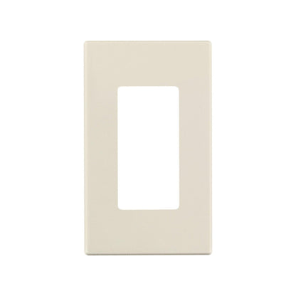 Placa 1 Unidad color Almendra Claro Decora Leviton