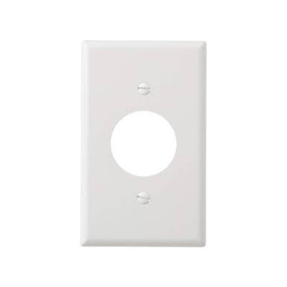 Placa para Contacto Redondo Blanco Leviton