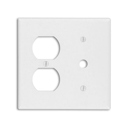 Placa para Contacto Dúplex Blanco Leviton