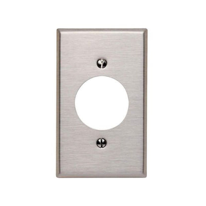 Placa para Receptáculo Redondo Acero Leviton