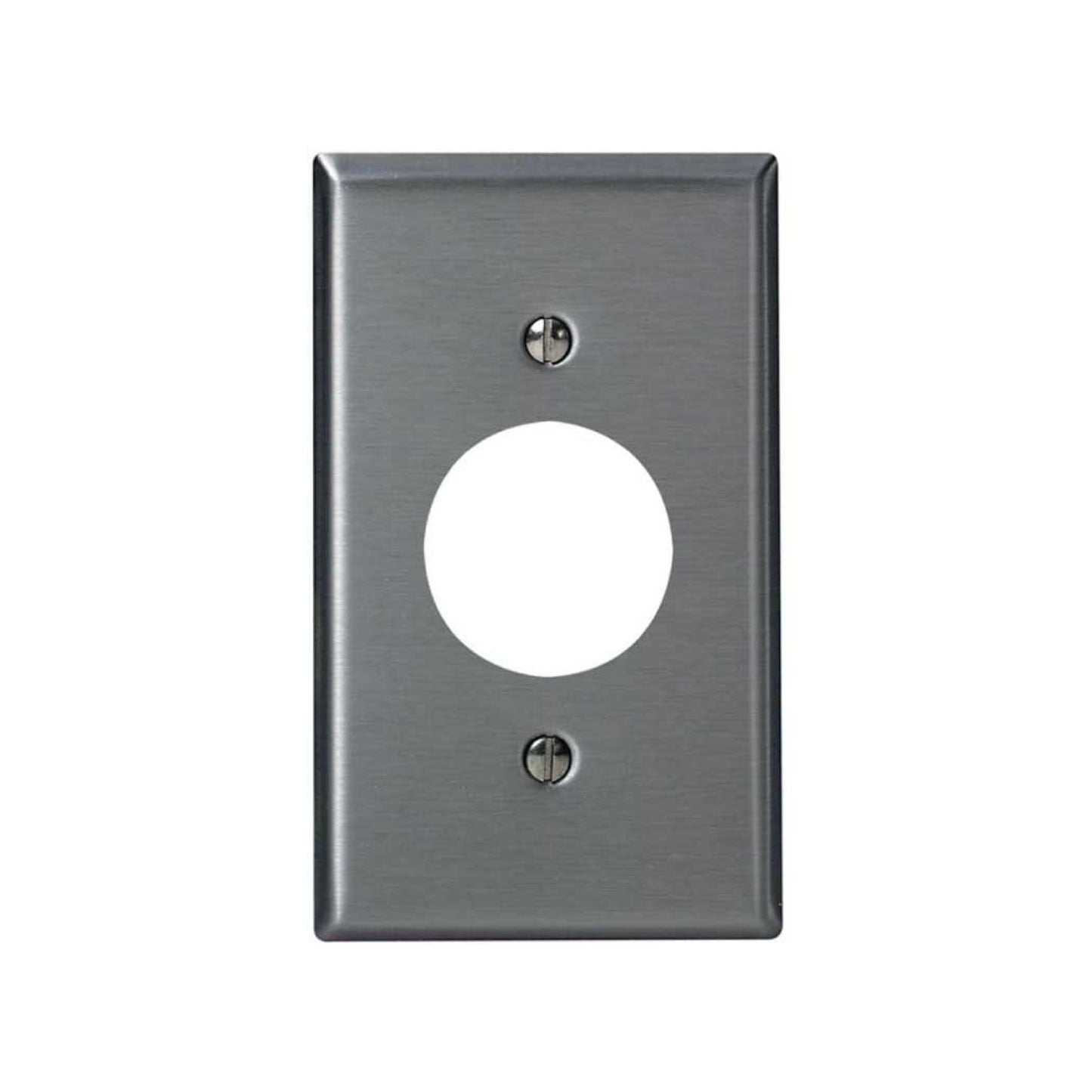 Placa de Acero para Cntacto Redondo Leviton