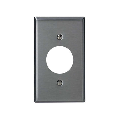 Placa de Acero para Cntacto Redondo Leviton