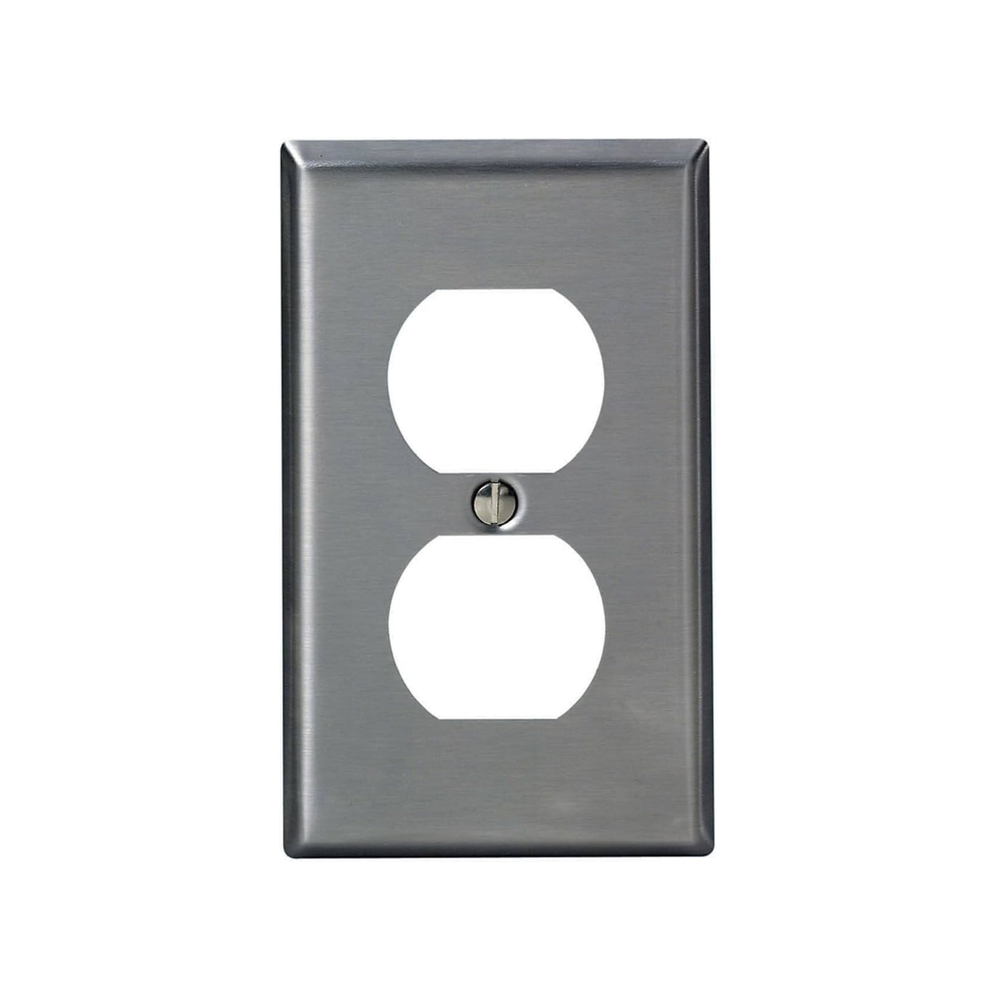 Placa para Contacto Dúplex Acero Leviton