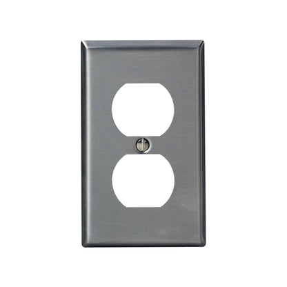 Placa para Contacto Dúplex Acero Leviton