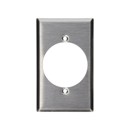 Placa para Receptáculo Acero Inoxidable Leviton