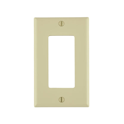 Placa 1 Unidad Nylon Marfil Leviton