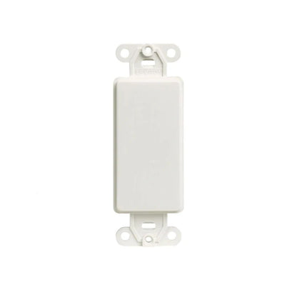 Placa Ciega color Blanco Decora Leviton