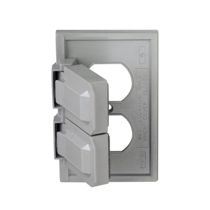Placa Termoplástica de Intemperie para Contacto Dúplex Leviton