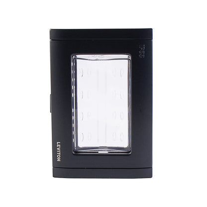 Placa para Intemperie de 3 Módulos Negro Mate Stalo & Kristalo Leviton