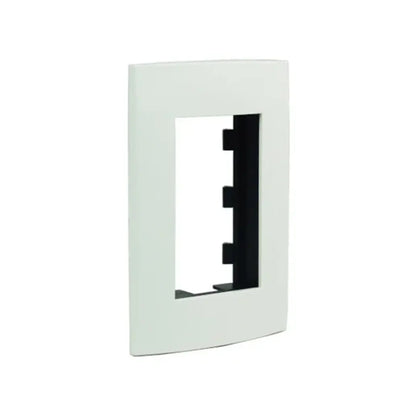 Placa de 3 Módulos Blanco Modular Ultra Leviton