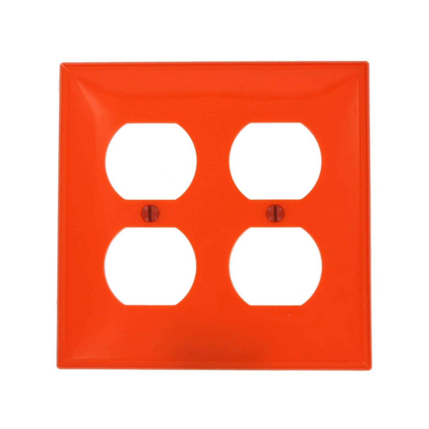 Placa para Contacto Cuadruple Naranja Leviton