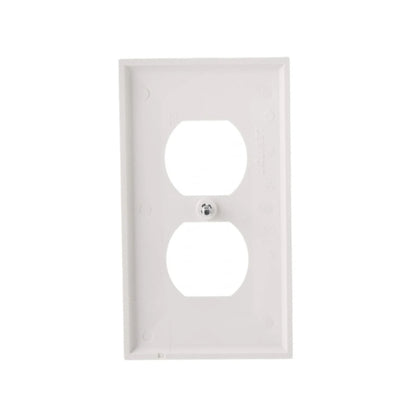 Placa de Nylon para Contacto Dúplex Blanco Leviton