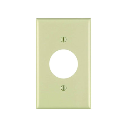 Placa para Contacto Redondo Marfil Leviton