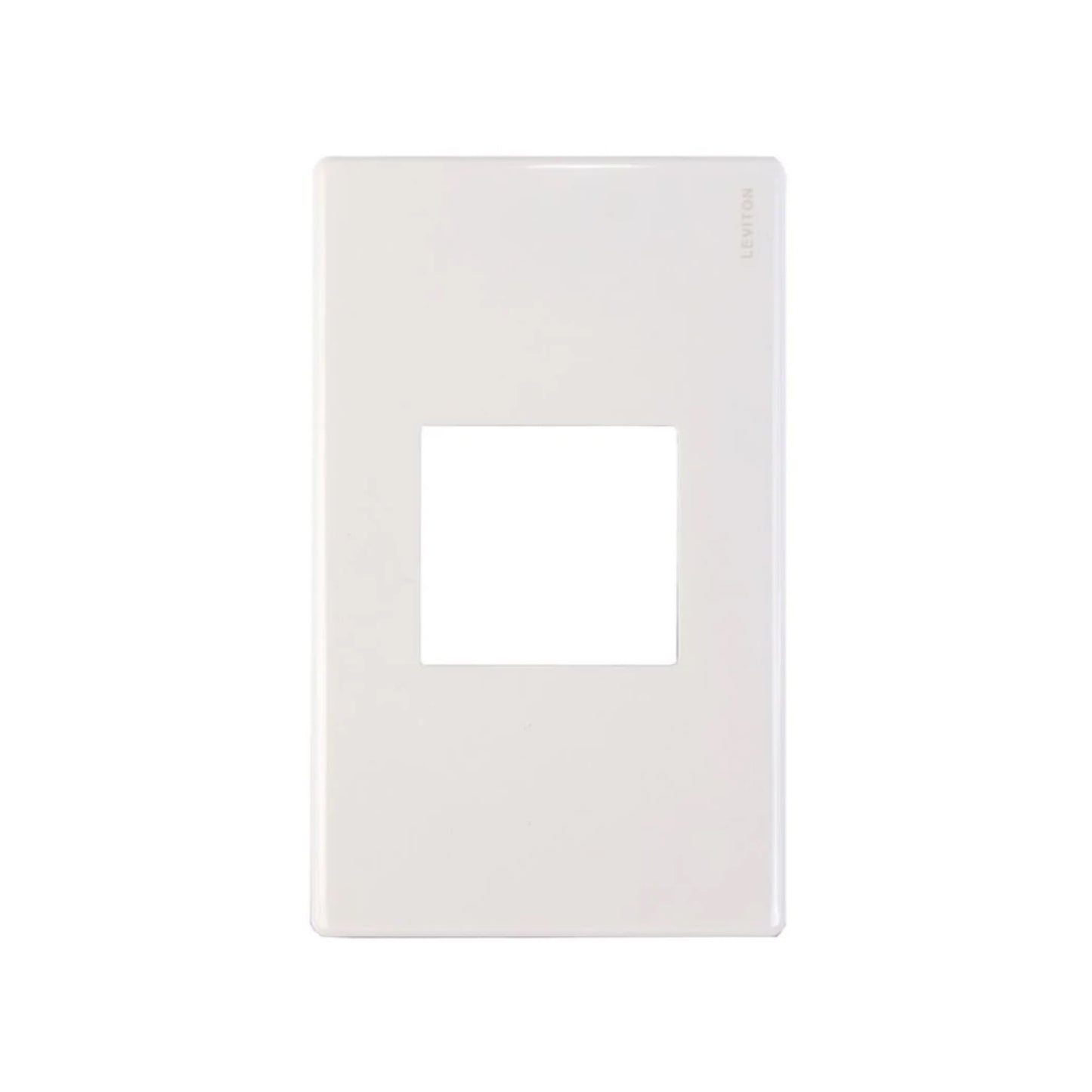 Placa de 1 Módulo 1/3 Blanco Stalo & Kristalo Leviton
