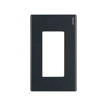 Placa Negro Mate Stalo Leviton
