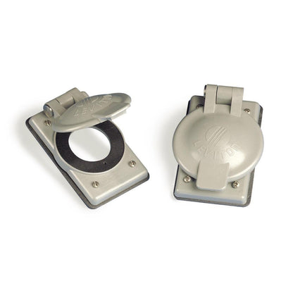 Placa con Tapa para Contacto Leviton